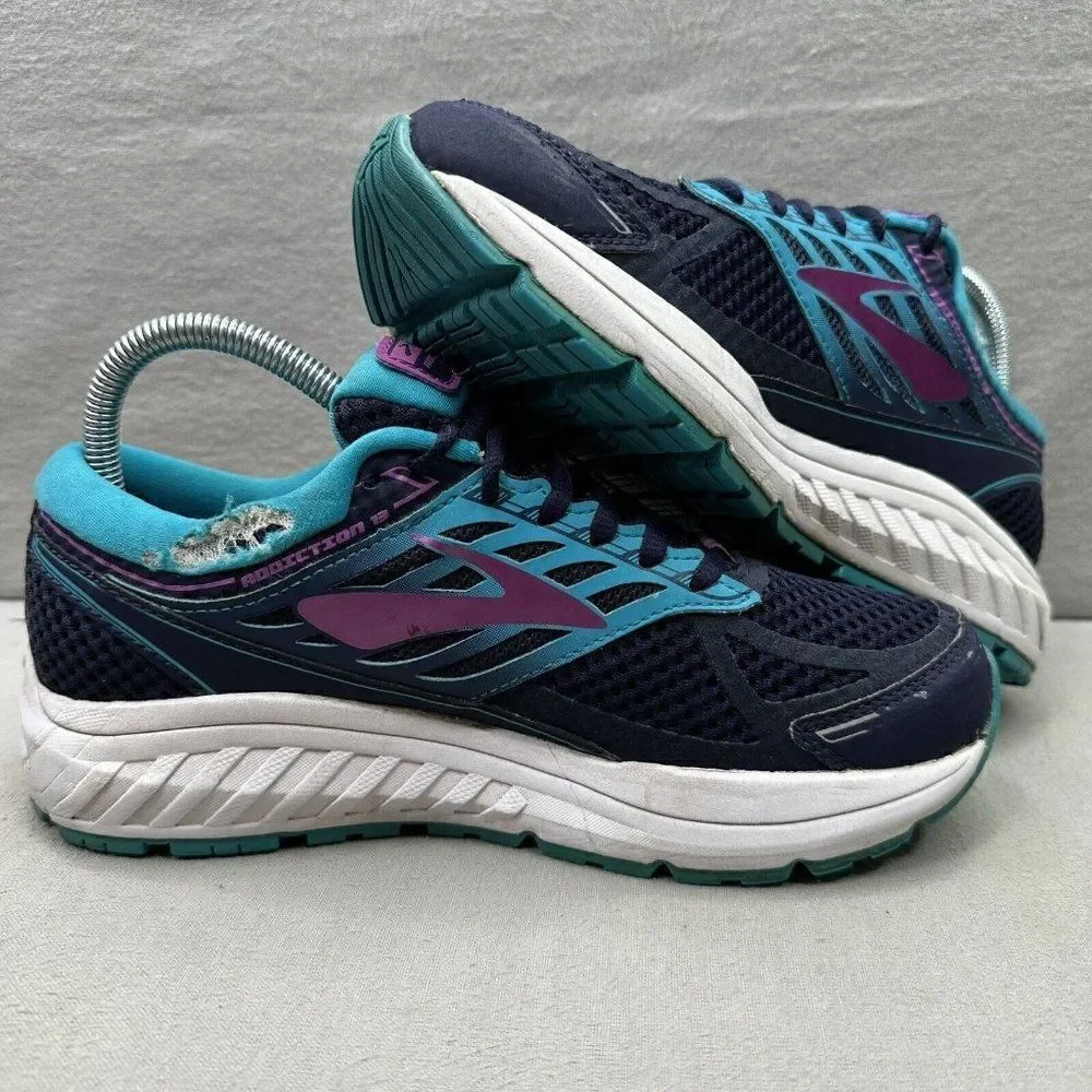 Brooks Addiction 13 Womens Size 8 (B) Shoes Blue Purple Athletic Walking Sneaker